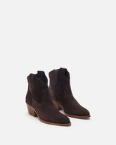 BOTTINES MENDOCINO/VEL CHOCOLAT - minelli.fr